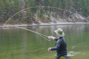 Bruce fishing
