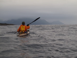 Heading into Rennell Sound