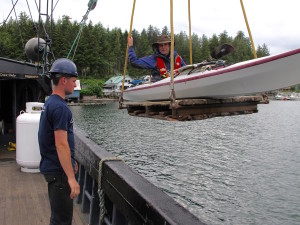 Unloading in Kyuquot