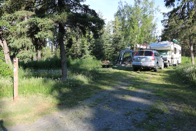 Swiftwater Campground in Soldotna, Alaska