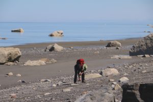 Collecting Agates at Captain Cook, AK