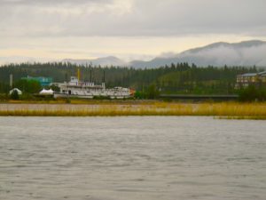 Approaching Whitehorse and the SS Klondike