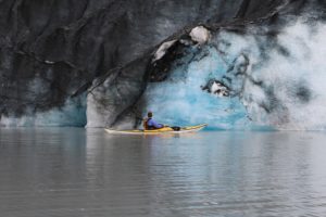 Paddling up to the face
