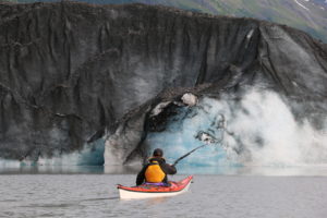 Kayaking to Valdez Glacier