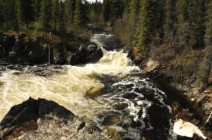 Rancheria Falls, alaska hwy, yukon territory recreation site