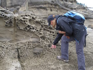 Amazing Sandstone formations onSaturna Island, BC