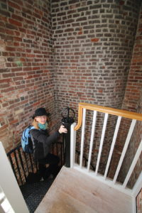 Spiral stair to the 2nd floor of Fisgard Lighthouse