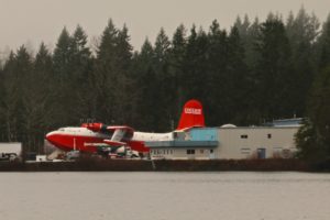 Martin Mars Water Bomber, Sproat Lake, BC